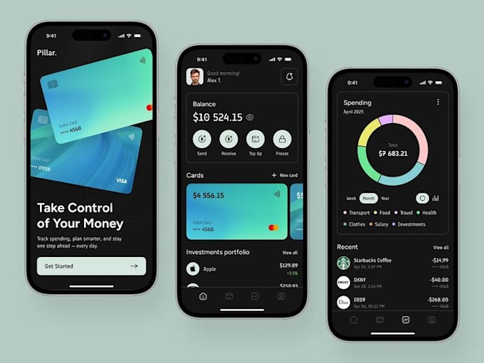 develop a professional fintech mobile app