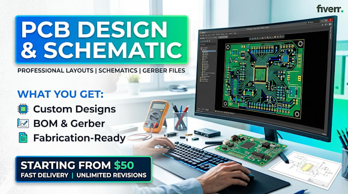 be your pcb design and schematic specialist engineer