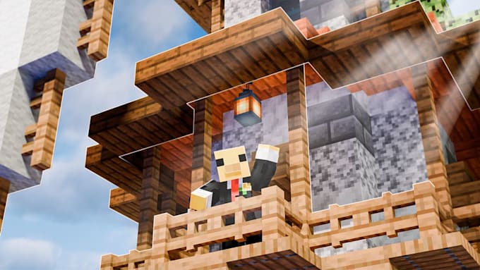 create cinematic minecraft survival thumbnails for youtube