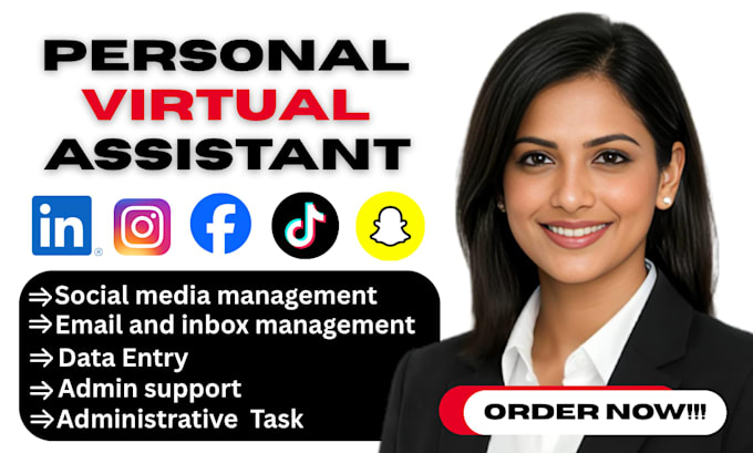 be your personal assistant, executive assistant for data entry