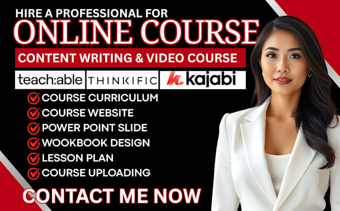 create online course content, lms training video lessons with module scripts