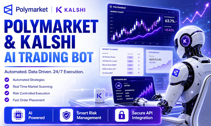 high level ai polymarket bot, kalshi bot, trading bot, telegram bot