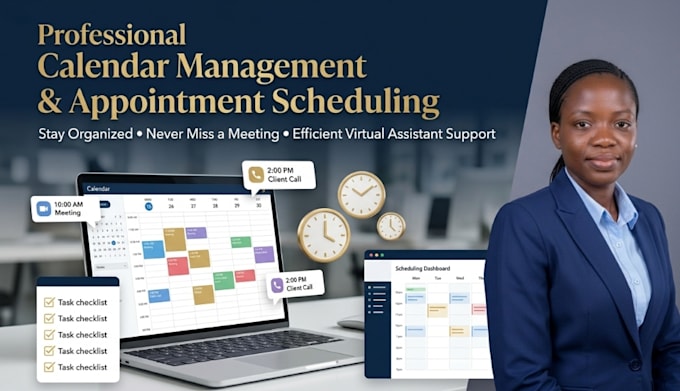manage your calendar and schedule appointments
