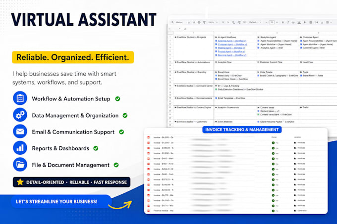 handle your admin, bookkeeping, and back office support