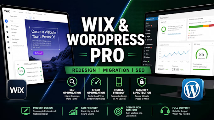 website wix website redesign wix to wordpress update wix website wix seo