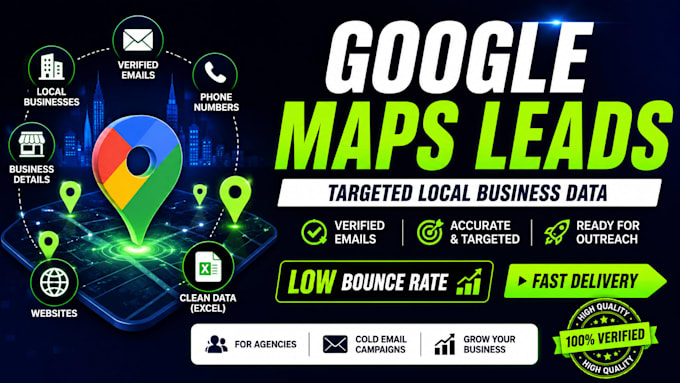 scrape google maps and build local business leads list