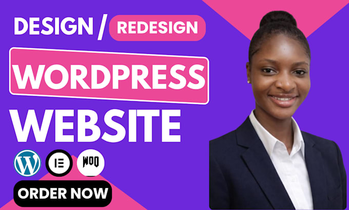 develop modern wordpress website with elementor and woocommerce