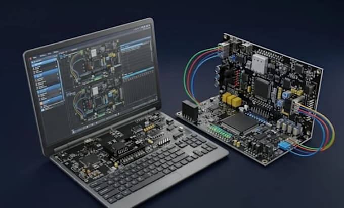 develop nrf52 and stm32 firmware with pcb design