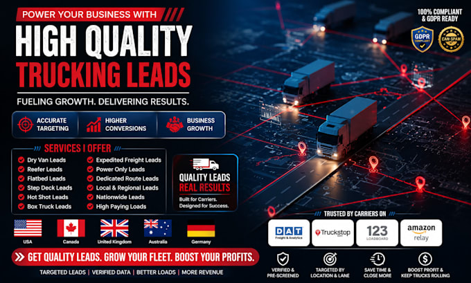 be your trucking leads consultant for freight dispatch growth
