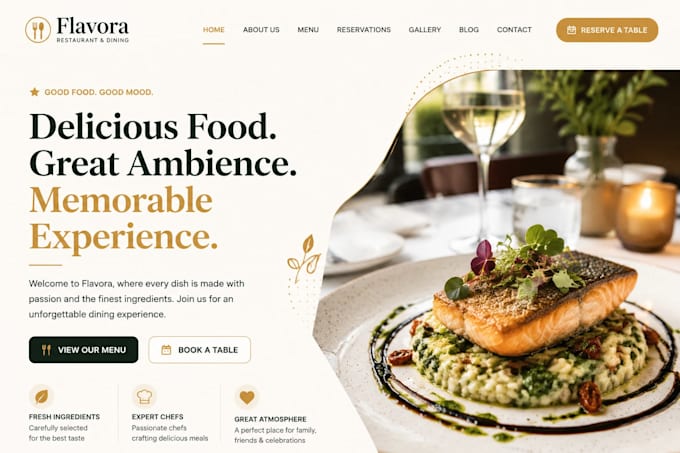 design squarespace restaurant website dining website food menu website
