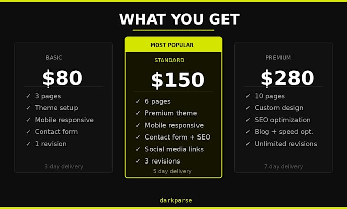build a professional wordpress website