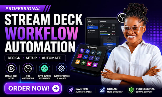 setup stream deck workflow automation design profile obs eglato gpt fix claude