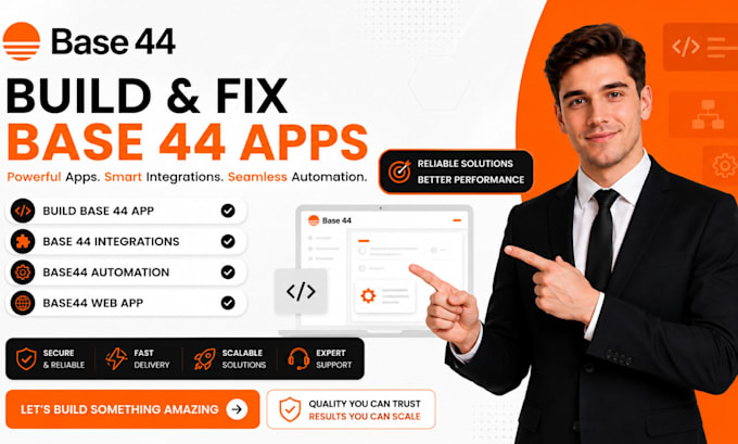 build and fix base 44 app base 44 integrations base44 automation base44 web app