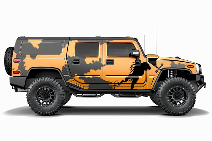 truck wrap racing car wrap