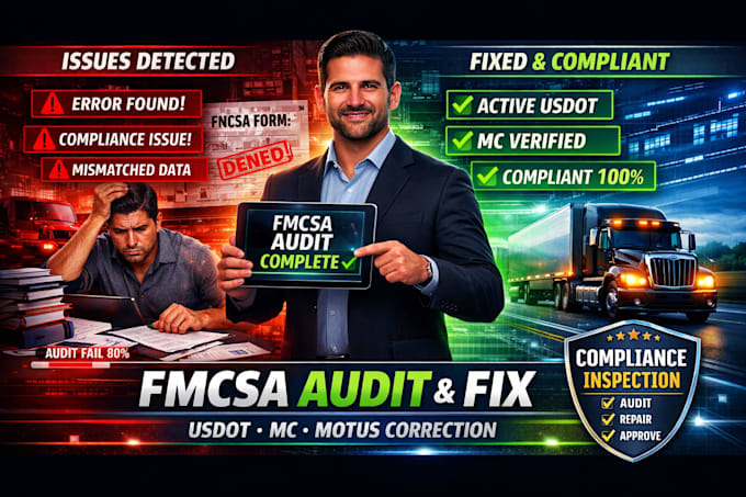audit and correct your fmcsa motus usdot registration for compliance errors