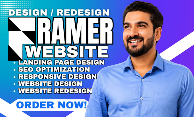 design framer website develop framer website fix framer website design animation