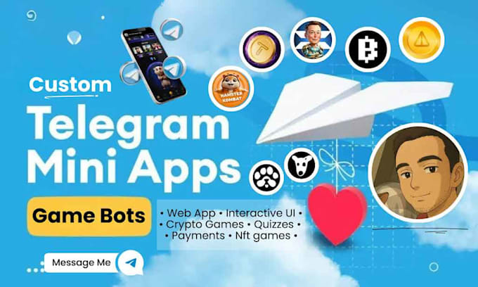 telegram bot and web app developer
