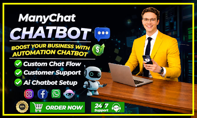 fix your manychat bot broken flows or trigger automations and integration