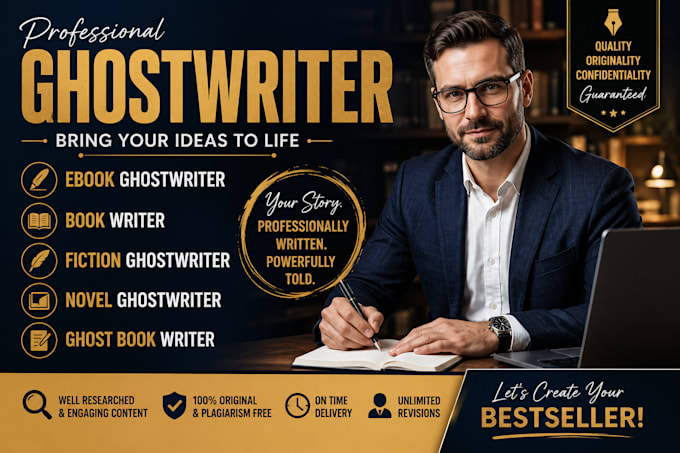 ghostwrite ebooks for amazon kindle and online publishing