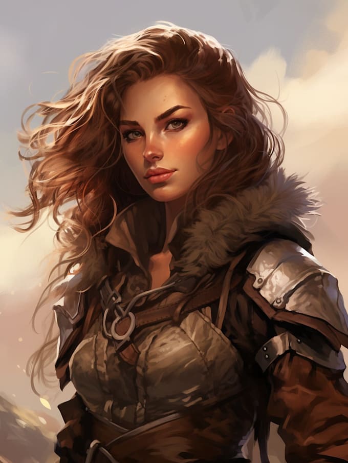 fantasy dnd character illustration
