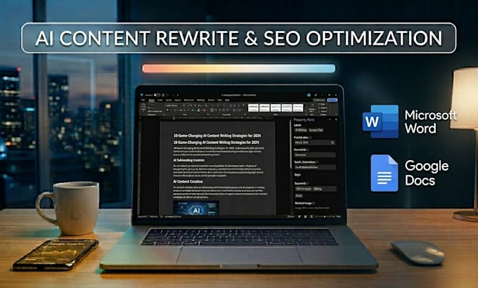 rewrite and improve your content professionally