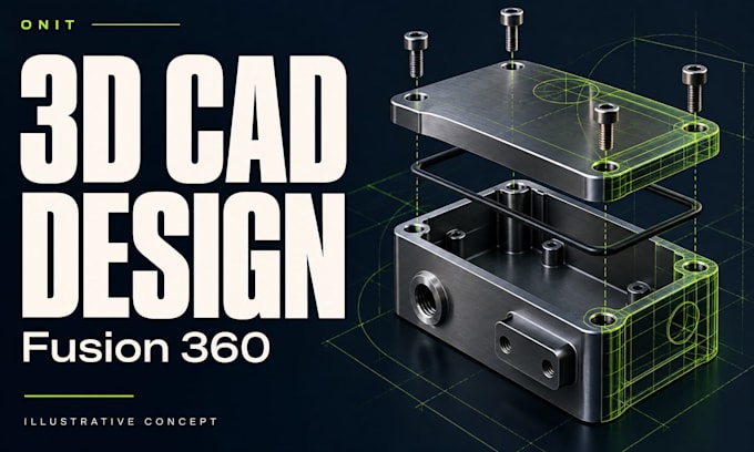 create fusion 360 cad models for parts and enclosures