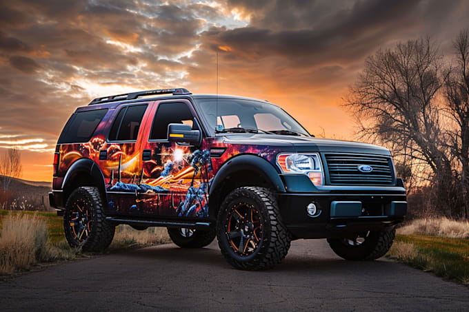 professional vehicle wrap design, car wrap