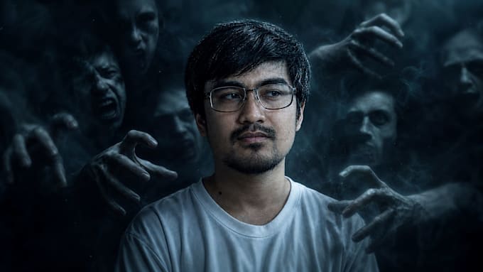 create realistic and eye catchy horror youtube thumbnail