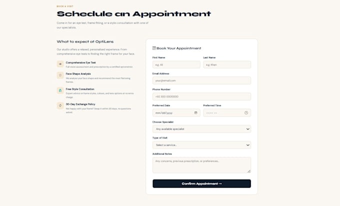create authentic and user friendly website