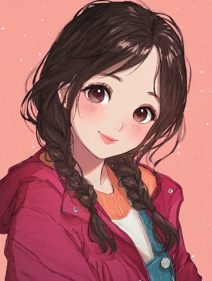 create a anime character art