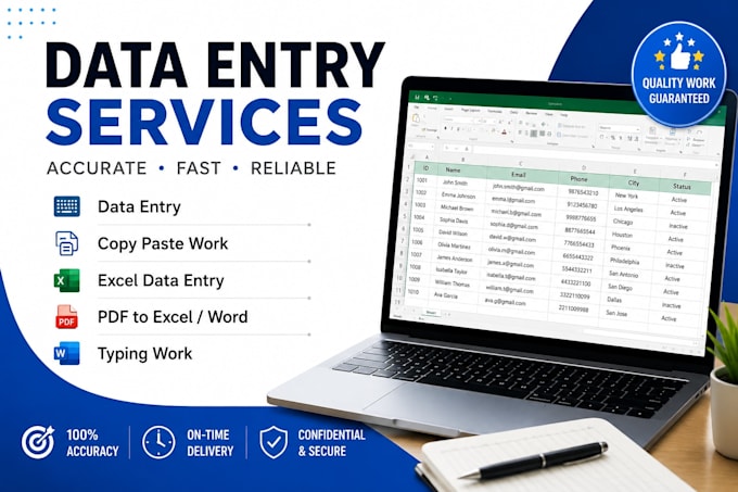 do fast and accurate data entry work