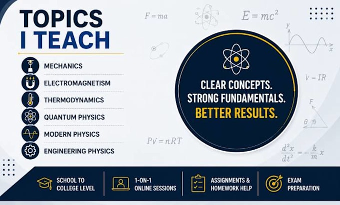 teach you physics with intuitive diagrams and examples