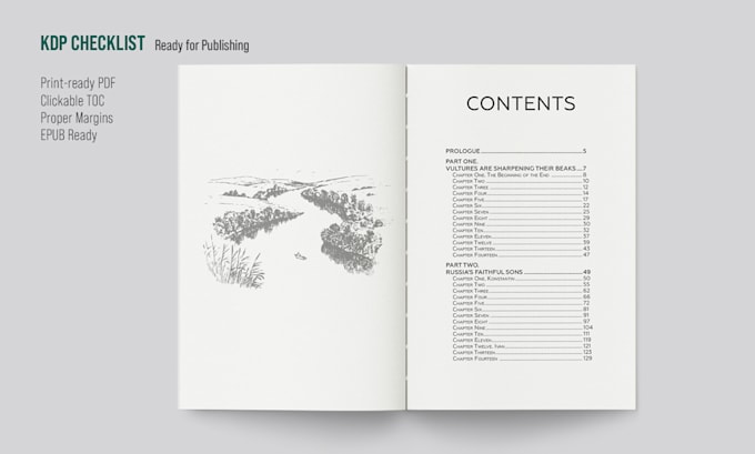 format your book for amazon KDP print and ebook