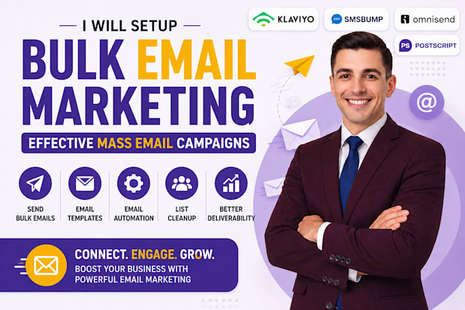setup bulk SMS marketing with klaviyo, smsbump, omnisend, postscript on shopify