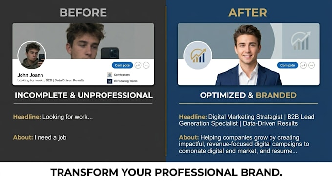 optimize your linkedin profile and write a professional bio