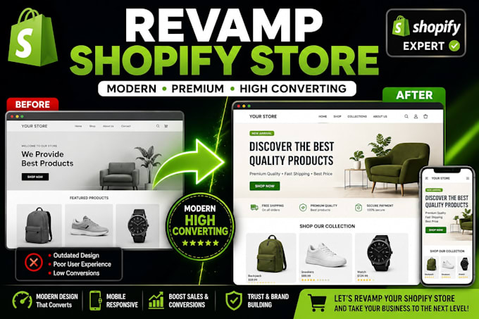 design, clone, revamp, edit, duplicate shopify website redesign shopify store
