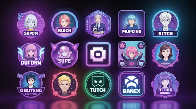 create custom twitch sub badges, twitch sub emotes, bit badges