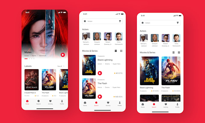 design mobile app UI UX, web app design, and figma app prototype