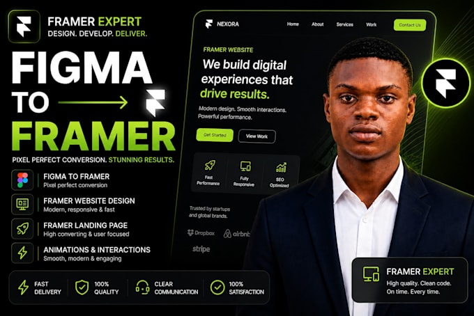 design figma to framer website, framer landing page and convert figma to framer