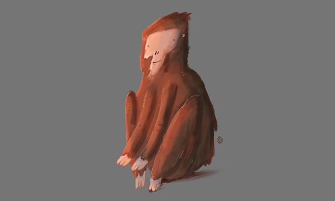 create a professional digital illustration in procreate