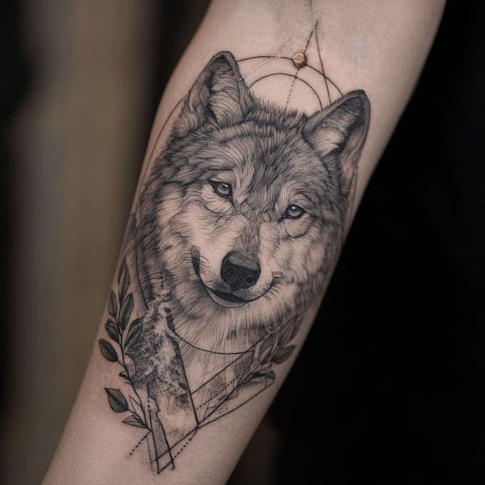 create custom hand tattoo illustration