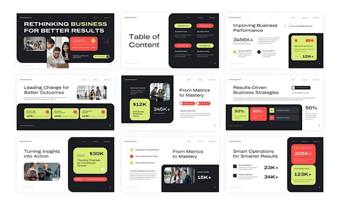 redesign powerpoint presentation and pitch deck, improve powerpoint in same day