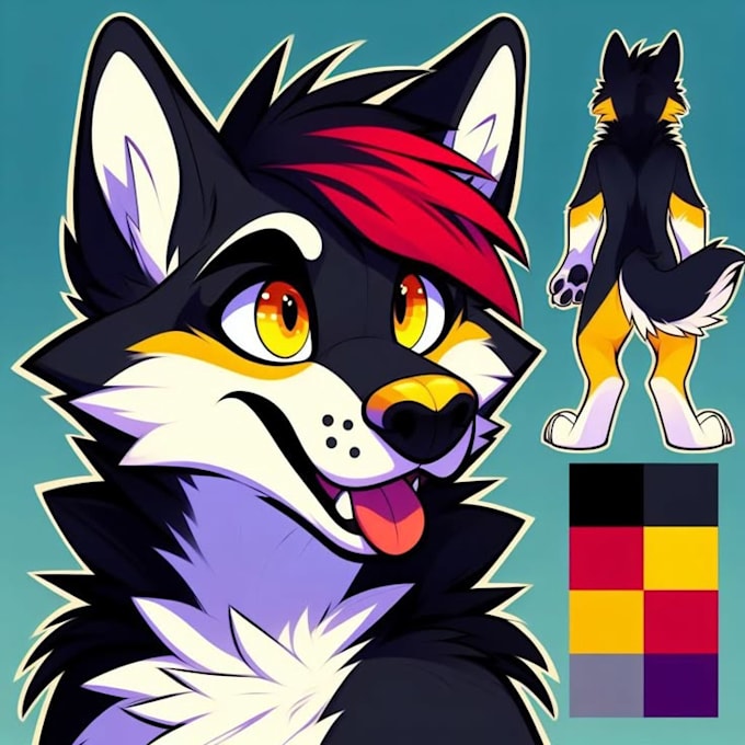draw furry ref sheet anthro nsfw furry ref sheet