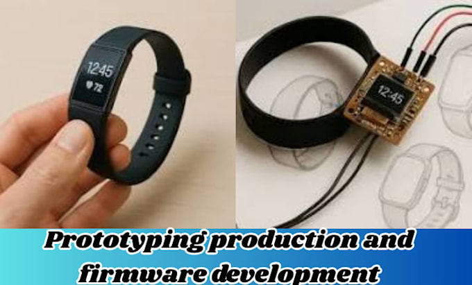 do pcb design prototyping production and firmware development