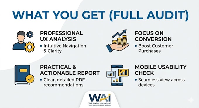 review your website and provide actionable feedback