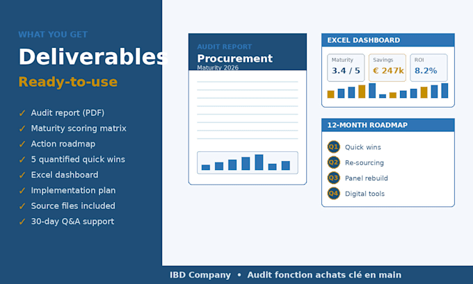 run a procurement maturity audit with action roadmap