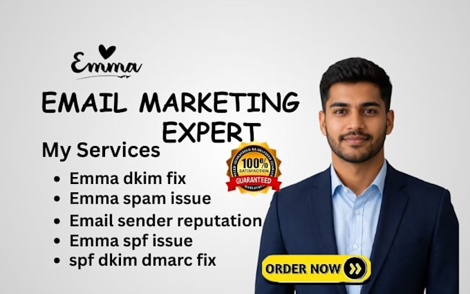 fix emma dkim spf issue emma spam issue emma email deliverability