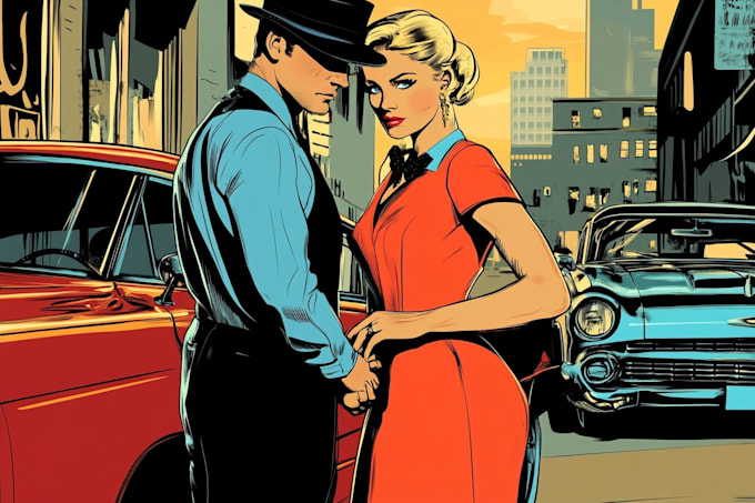 illustrate comic book illustration and comic book