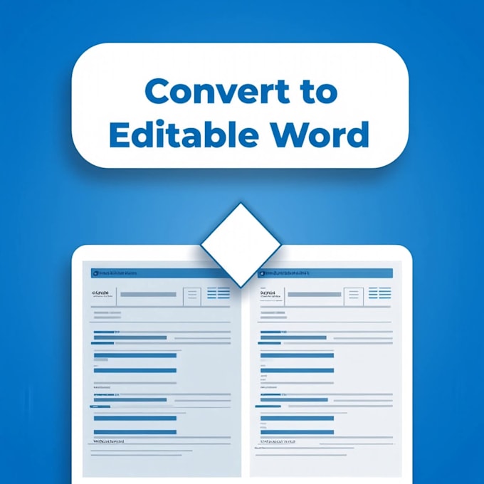 convert PDF to word document editable file accurately