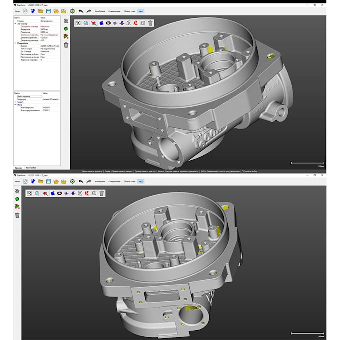 do reverse engineering from scan data stl obj images step to solid cad model